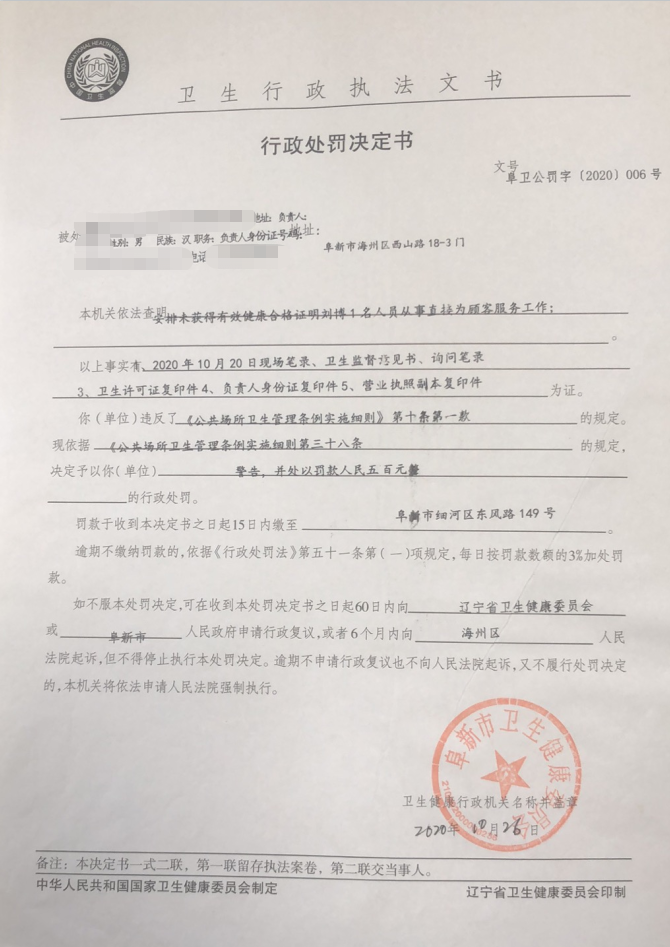 阜卫公罚字2020 6号.png